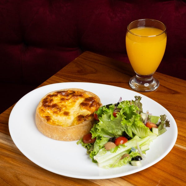 Quiche Lorraine con ensalada
