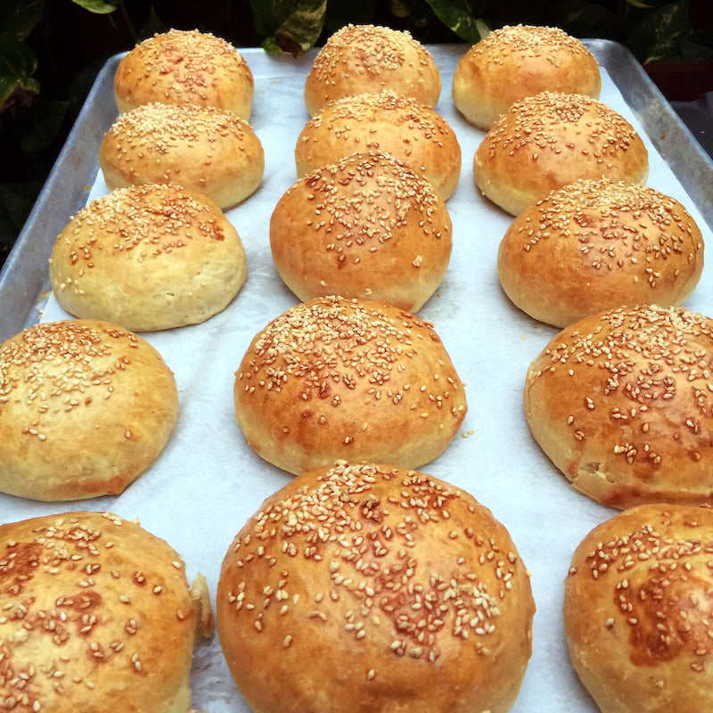Bolsa de pan de hamburguesa brioché
