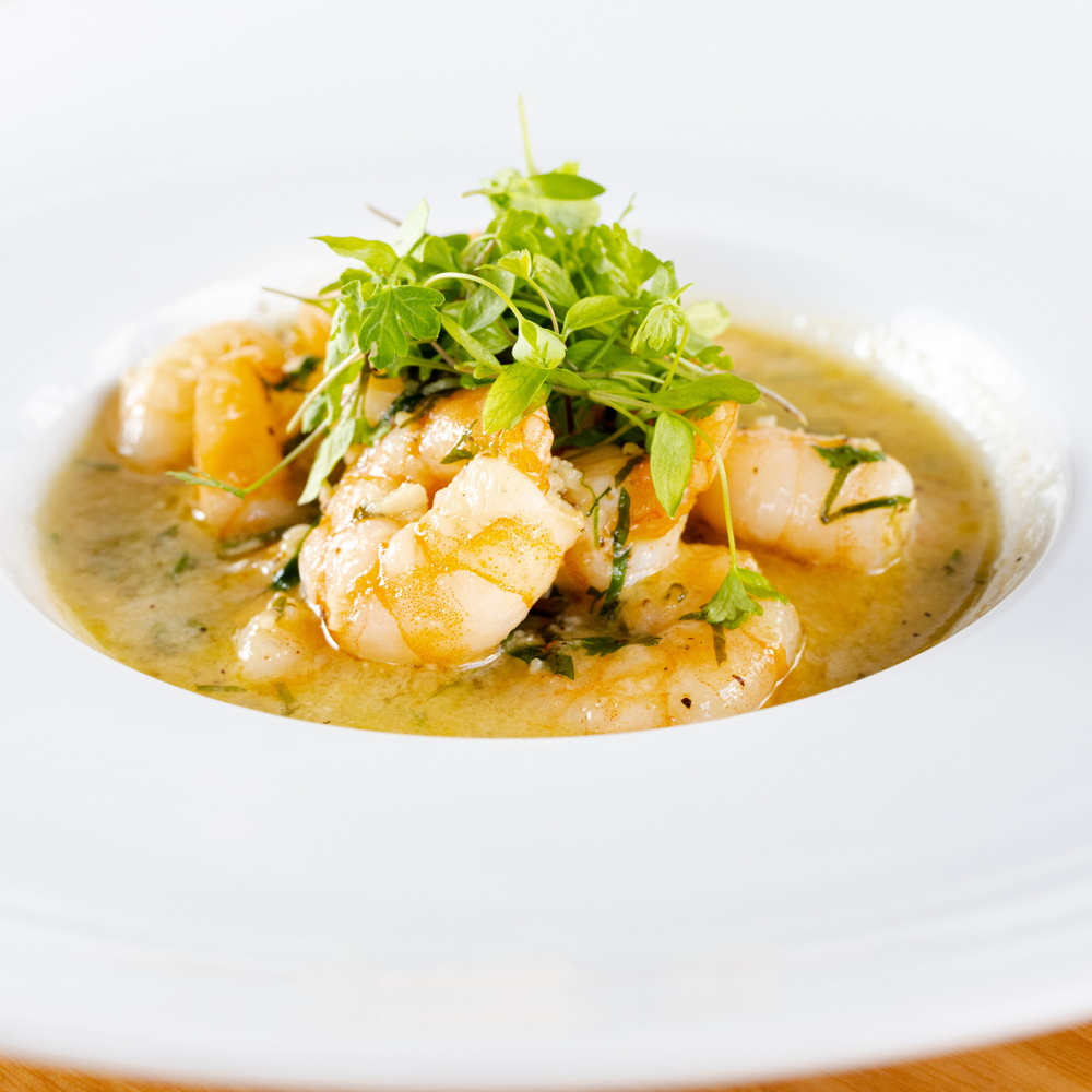 Crevettes à l'ail