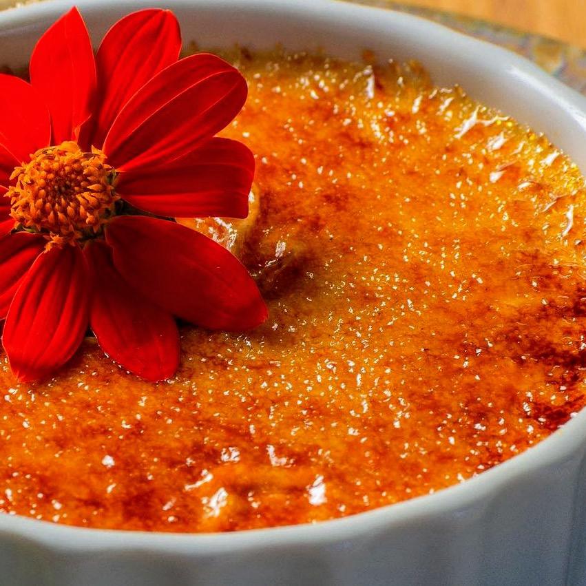 Crème brûlée au Cointreau