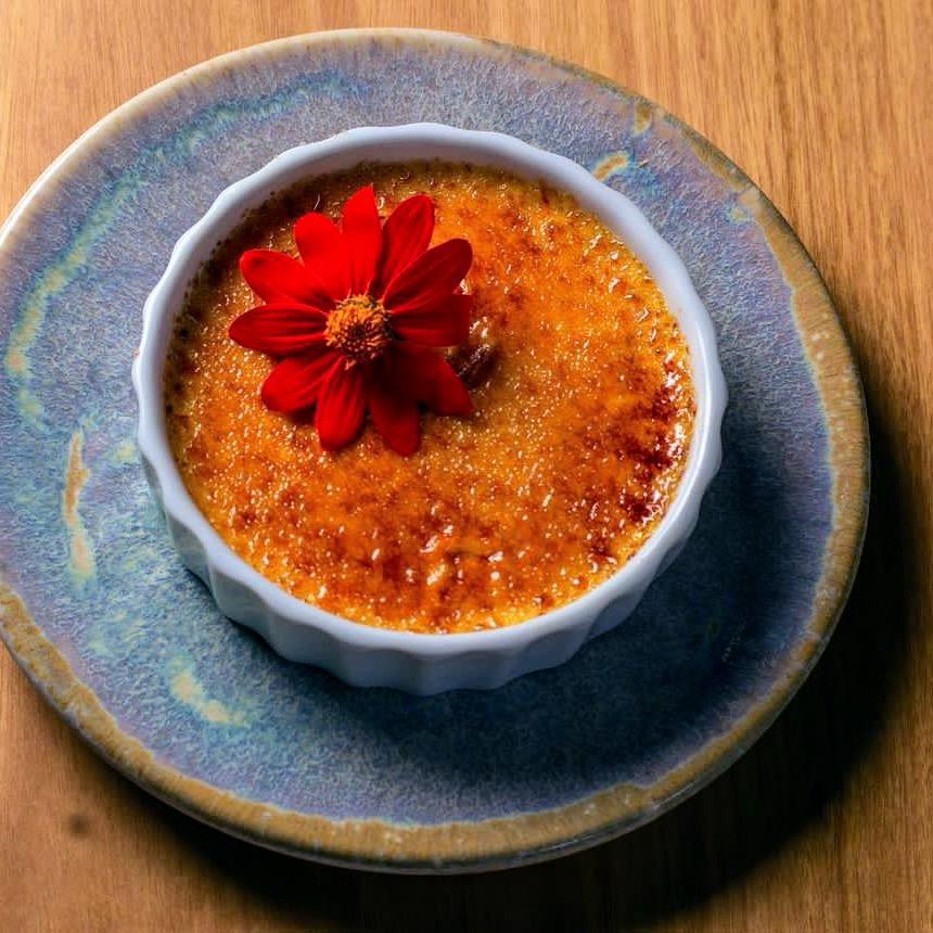 Crème brûlée au Cointreau